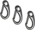 US Stainless 3 Pieces Stainless Steel 316 Spring Snap Lobster Claw 2"