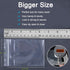 Valchoose Premium Heavy-Duty Small Poly Zipper Bags, Resealable Clear Plastic Bags for Jewelry, 200pcs