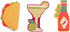 Karma Gifts Shaped Magnetic Chip Clips, Taco by Karma