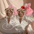 4pcs MAGICLULU Stainless Steel Ice Cream Cone Holder Stand, Waffle Cone Display Rack for Dessert Buffet and Party