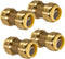 4-Pack PushFit Coupling, 3/4-Inch, Push-to-Connect Brass Plumbing Fitting for Copper, PEX, CPVC, PE-RT Pipe, Certified
