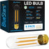 BlueStars 6-Pack T10 Tubular LED Light Bulbs T30 E26 Medium Base, 6W