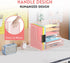 DALTACK Mesh Desk Organizer, 5-Tier Paper Letter Tray with File Holder, Pen Holder & Sliding Drawer for Office Supplies