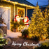 500 163ft 8 JMEXSUSS LED Warm White Christmas Lights Indoor Outdoor, Clear Wire Plug-in String Lights Bedroom, Modes