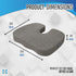 Tailbone Sealy Memory Foam Seat Cushion for Car and Office Chairs Pain Relief, Posture Support, and Comfort for Home