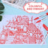 75 Count, Red Permanent Markers Bulk, Quick Drying and Fade Resistant, Fine Point Marker works on Paper, Plastic
