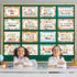 gisgfim 16 Pcs Spanish Words and Phrases Poster Set, Bulletin Board Decor for Spanish Classroom