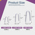 Swpeet 300Pcs 3/4" 5/6" 3/2" Steel Wire Staples Steel Fence Staple Assortment Kit, Concrete Metal Wire Twisting Fence, Fence Staple Nails, U Shaped Nails for Fencing, Wire Mesh and Woven Fencing