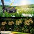 2 Pack Slyuexu Solar Garden Lights Waterproof Swaying Starburst Light Solar Outdoor Lights for Yard Patio Walkway