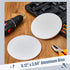 2 Pcs 1/8" x 4" Aluminum Disc Round Sheets, 6061 Aluminum Plates