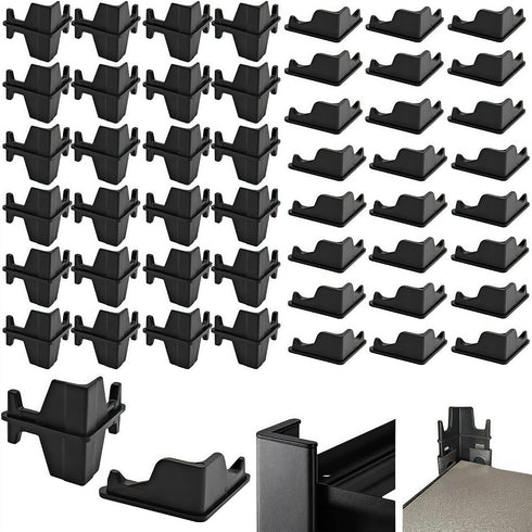 Sraseenomy 50 Pcs Post Inserts Connectors for Storage Rack and Whalen Muscle Rack