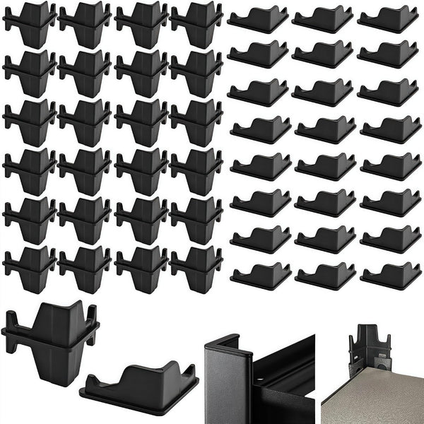 Sraseenomy 50 Pcs Post Inserts Connectors for Storage Rack and Whalen Muscle Rack