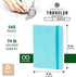 Pentalic Pocket Sketchbook: 4" x 6", 160 Pages, Turquoise Traveler Journal
