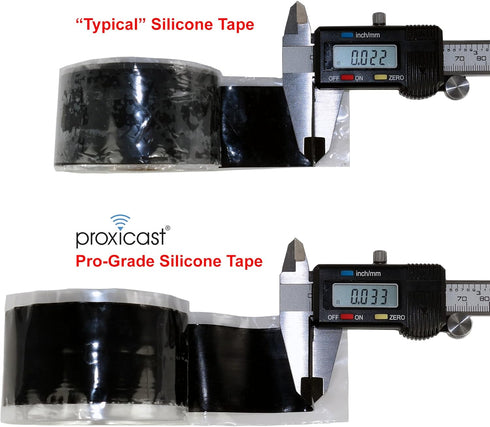 Proxicast Pro-Grade Extra Strong Weatherproof Self-Fusing Silicone Rubber Tape for Outdoor Antenna, 1.5" x 15'