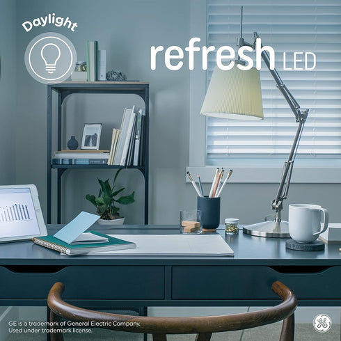 60W ST19 Bulbs (2 Pack) GE Refresh HD Daylight