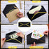 Outus Christmas Envelopes 100 Pack #10 Business Envelopes with Gold Border, Self Adhesive Mailing Envelopes for Office
