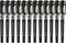 Black Ink Gel Pens by MyLifeUNIT, 1.0 mm Bold Point Pens, 12 Pack