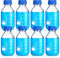 Irenare 8 Pieces Media Storage Bottles Borosilicate Storage Glass Bottle Scientific Round Graduated Media Bottle (500