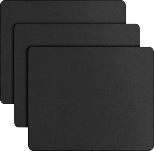 Mouse Pad 9.5×8.0×0.12 inches, Premium-Textured Non-Slip Rubber Base Mouse Mat for Office & Home, Black