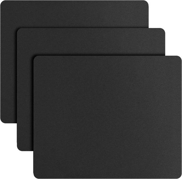 Mouse Pad 9.5×8.0×0.12 inches, Premium-Textured Non-Slip Rubber Base Mouse Mat for Office & Home, Black