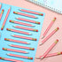 Chivao 288 Pieces Golf Mini Pencils Bulk, Pre Sharpened #2 HB Half Pencils with Eraser for Party Favors, Pink