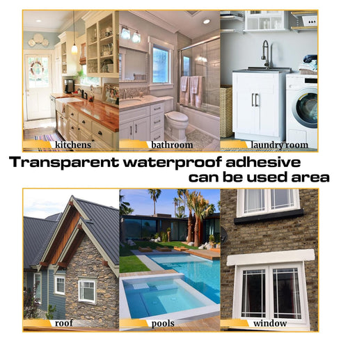 Transparent Waterproof Coating, Invisible Waterproof Agent, Indoor & Outdoor Waterproof Coating (17.5oz)