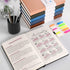 Lined Journal Notebook, Large A5 College Ruled, 312 Numbered Pages, Hardcover Vegan Leather Journal
