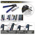 AskWay 430Pcs (M8/M6/M5/M4/M3), Pressure Rivet Nut Tool Kit, Aluminum Rivet Nut Combination Suitable for Furniture
