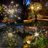2 Pack 120 JJGoo Outdoor Solar Lights Firework, LEDs Waterproof Solar Lights for Outside Garden Yard Pathway Fence