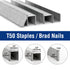 WORKPRO Heavy Duty T50 7500-Count Staples for Staple Gun, 1/2"+3/8" Staples and 5/8" Brad Nails