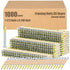 Hicarer 1000 Count Framing Nails, 1-1/2 x 0.148 Inch 36 Degree Galvanized Round Head Nails for Woodworking