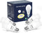 Dusk to Dawn Light Bulbs, 9W E26 Base, 60W Equivalent, Automatic On/Off, 3000K Warm White, 4 Pack