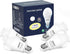 Dusk to Dawn Light Bulbs, 9W E26 Base, 60W Equivalent, Automatic On/Off, 3000K Warm White, 4 Pack