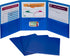 C-Line 3-Pocket Tri-Fold Heavyweight Poly Portfolios, Blue, Box of 24 (33945-24)