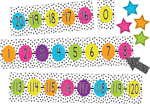 Teacher Created Resources Brights 4Ever Number Line Bulletin Board, (-20 to 120) (TCR6922)