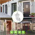 E26 60W Bulbs WISBEAM White Outdoor Wall Lantern, Outdoor Wall Sconce for House Porch Lighting Fixture, Base Max, Metal