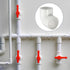 2pcs 2.5" 90 Elbow 2-Way 90 Elbow 2.5" uxcell Degree Pipe Fittings, Furniture Construction Grade Degree PVC Corner