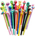 sencoo 24 Pack Cute Cartoon Gel Black Ink Pens, Assorted Styles for Kids Birthday Present, School Prize, Fun Girl Pens