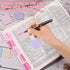 NEWEST Bible Journaling Kit, Bible Study Supplies, No Bleed Highlighters and Pens, Pink Bible Tabs, Aesthetic Tools