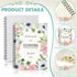 Seajan 12 Pcs Sublimation Journal Blank Notebooks, A5, 120 Pages, Spiral Notebooks for Students, Teacher Gifts