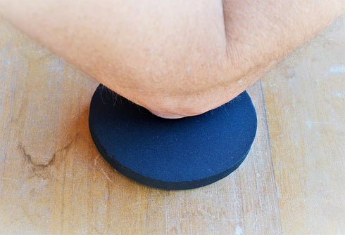 Elbow, Arm & Wrist Rest Cushioning Pads for Pressure Point Relief on Gaming & Work Surfaces, 2-Pack, Pitch Black