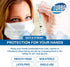 TURBA 100 Clear Latex-Free Disposable Gloves Ct. Single-Use Powder-Free Vinyl Gloves Non-Latex Gloves for Cleaning