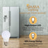 Simba Lighting LED A15 Refrigerator Light Bulbs (2-Pack) 5W 40W Replacement Waterproof Small for Appliances, Freezers, 120V, E26 Standard Medium Base, Frosted Cover, Not Dimmable, 5000K Daylight by Simba Lighting