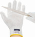 Dowellife Level 8 Cut Resistant Gloves, Food Grade, Medium White