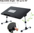 8AMTECH Lap Desk for Laptop, Ajustable Laptop Table with Cooling Fan Office Desk for Working, Reading, Writing, Drawing