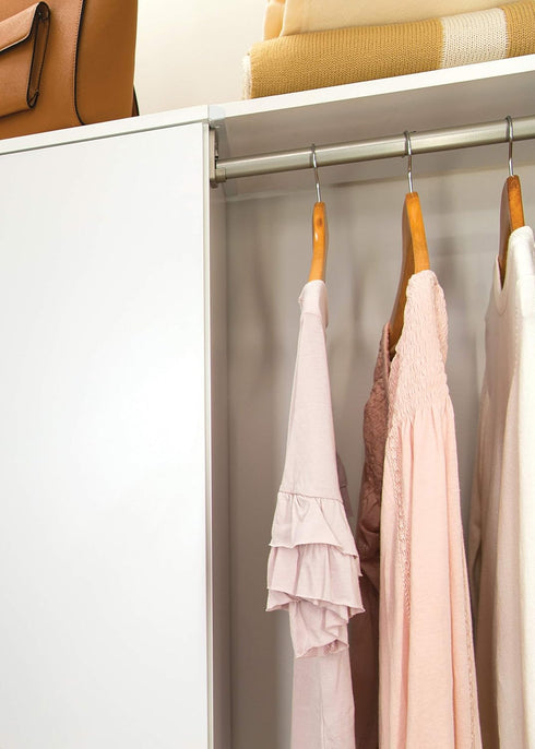 ClosetMaid Set, SuiteSymphony Top Shelf Support Bracket Kit, Add On Accessory, Shelf Hardware for Top Shelf, Pure White