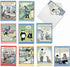 The Best Card Company - 10 Funny Assorted Blank Humor Notecards Boxed Set (4 x 5.12 Inch)