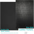 Binditek 20 Pack 16 Mil Leather Textured Heavy Duty Polycovers, 11 x 17 Inches, Black Binding Covers