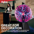 7 Inch Bulb Playbees Red Plasma Ball - - Tesla Coil Static Electricity in a Vacuum Pressurized Glass Globe, Nebula