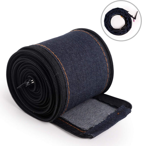 YESWELDER TIG Welding Torch Cable Cover, Cowboy Zipper Jacket Style, 3.7 Meters (12 Feet Length)
